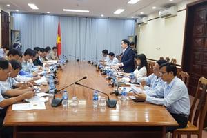 Phó Tổng Thanh tra Trần Văn Minh làm việc tại tỉnh Quảng Bình