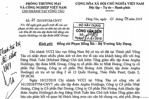 Con gái Giám đốc VCCI Vũng Tàu là khách hàng tại các dự án bị "tố"