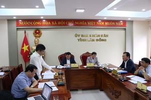 Phó Tổng Thanh tra Chính phủ làm việc với Tỉnh ủy Lâm Đồng
