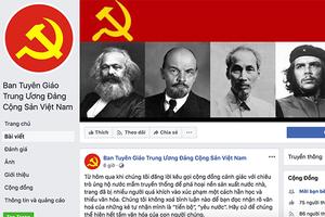 Đề nghị xử lý nghiêm Facebook mạo danh Ban Tuyên giáo TƯ'