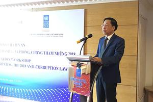 Lấy ý kiến hoàn thiện Dự thảo Nghị định hướng dẫn thi hành Luật Phòng, chống tham nhũng