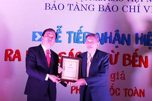 Bảo tàng Báo chí tiếp nhận gần 400 hiện vật, tư liệu, hình ảnh