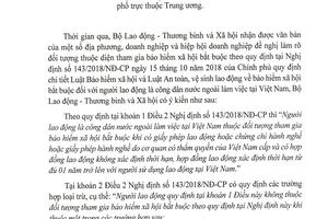 Làm rõ vướng mắc trong thực hiện BHXH cho lao động nước ngoài làm việc tại Việt Nam