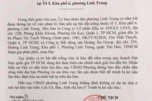 Đất quy hoạch Đại học Quốc gia TP HCM bị phân lô, rao bán trái phép