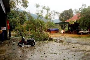 50 nhà dân bị bay nóc trong cơn lốc xoáy ở Nghệ An