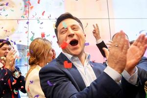 Diễn viên hài chiến thắng áp đảo, trở thành tân Tổng thống Ukraina