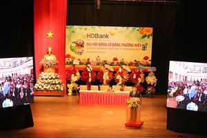 HDBank chia tổng tỷ lệ cổ tức và cố phiếu thưởng năm 2018 là 30%