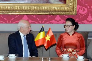 Chủ tịch Quốc hội hội kiến Chủ tịch Thượng viện Vương quốc Bỉ