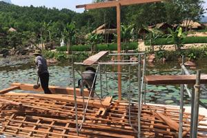 Vẫn chưa tháo dỡ xong khu nghỉ dưỡng trái phép