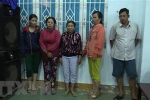 Triệt xóa một sòng bạc dành cho các quý bà tại Bình Dương