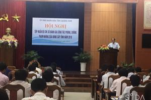 Quảng Nam: Tập huấn Bộ chỉ số đánh giá công tác phòng, chống tham nhũng cấp tỉnh năm 2018