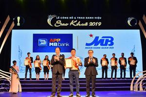 App MBBank: Ngân hàng số duy nhất đạt danh hiệu “Sao Khuê 2019”