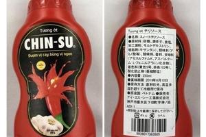 Cục An toàn thực phẩm thông tin về lô sản phẩm tương ớt Chin su bị Nhật Bản thu hồi