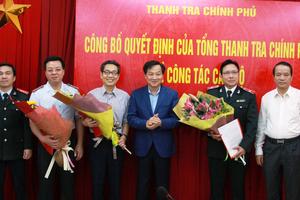 Công bố quyết định điều động, bổ nhiệm cán bộ cấp vụ