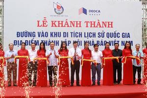  Khánh thành đường vào di tích thành lập Hội Nhà báo Việt Nam  
