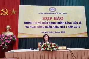 Tín dụng tăng 2,28% trong quý I năm 2019