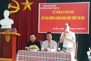 Báo Thanh tra: Bồi dưỡng chuẩn hóa kiến thức tin học