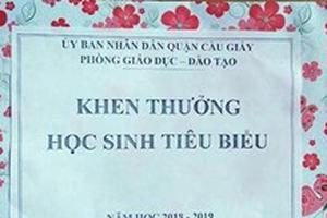 Xung quanh vụ trao thưởng thùng rỗng cho học sinh
