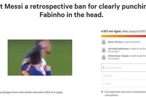Hơn 4.000 người ký tên đòi UEFA treo giò Mess