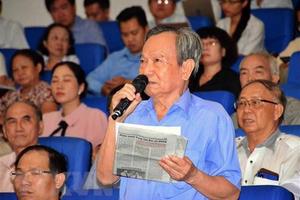 Cử tri TP.HCM: Trung ương cần phòng chống tham nhũng quyết liệt hơn