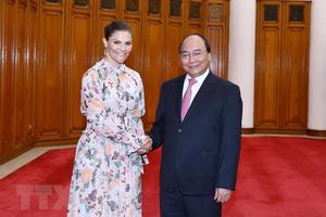 Thủ tướng Chính phủ Nguyễn Xuân Phúc tiếp Công chúa kế vị Thụy Điển