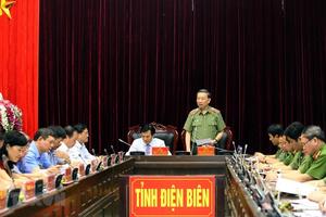 Bộ trưởng Công an Tô Lâm: Điện Biên là "địa bàn nóng" về ma túy