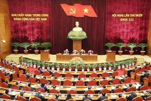 Hình ảnh Tổng Bí thư chủ trì Khai mạc Hội nghị Trung ương 10 khóa XII