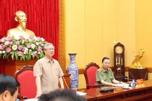 Bộ Công an điều tra nhiều vụ án nghiêm trọng bảo vệ Đảng, chế độ