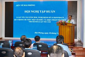 Hội nghị tập huấn Luật Tố cáo năm 2018