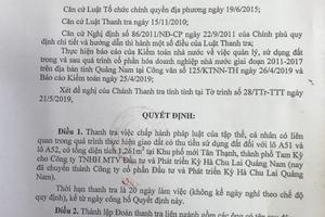  Thanh tra quá trình giao đất tại khu phố mới Tân Thạnh