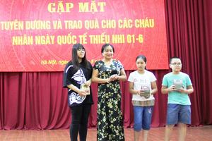 Thanh tra Chính phủ tuyên dương các cháu thiếu  nhi nhân ngày 1/6