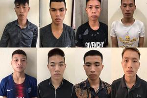 Bắt giữ 8 đối tượng chuyên gây án cướp trên Đại lộ Thăng Long