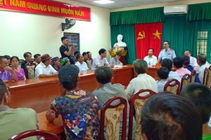 Tiếp đoàn công dân hơn 300 người xã Lương Điền, Cẩm Giàng, Hải Dương