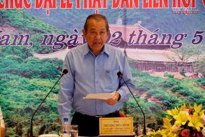 Phấn đấu ngày 10/5, hoàn thành 100% công việc cho Đại lễ Vesak 