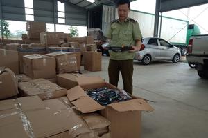 Thanh Hóa: Ô tô đang vận chuyển đồ chơi bạo lực thì bị bắt
