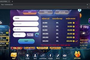 Lại xuất hiện thêm một game cờ bạc trá hình trên Internet