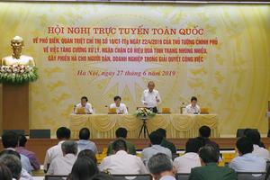 Toàn quốc quán triệt chỉ thị chống nhũng nhiễu, phiền hà cho dân