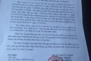 Yêu cầu Tòa án Hà Nội báo cáo vụ Tập đoàn Bảo Sơn