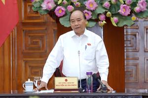 Thủ tướng  Chính phủ làm  việc với lãnh đạo chủ chốt Thừa Thiên-Huế