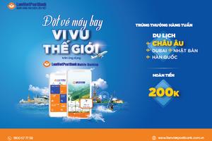 “Đặt vé máy bay vi vu thế giới”  