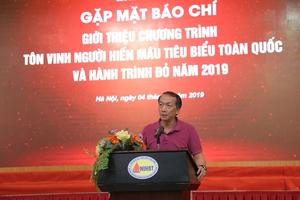 Tôn vinh 100 người hiến máu tiêu biểu toàn quốc năm 2019