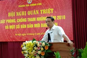Phổ biến, quán triệt Luật Phòng, chống tham nhũng năm 2018