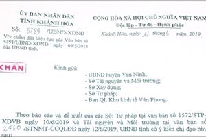 Khánh Hòa: Cho phép giao dịch đất Bắc Vân Phong