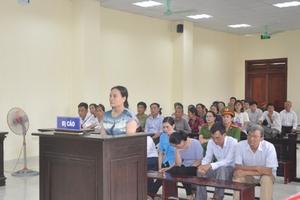 Nguyên dàn lãnh đạo Quỹ Tín dụng nhân dân Hoằng Trinh lĩnh án