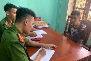 Dùng dao, tuýp nước đánh nhau, gây thương tích cho Công an