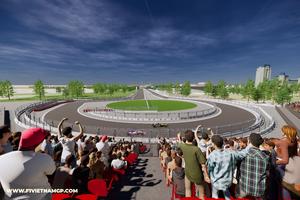 Những hình ảnh đầu tiên về đường đua F1 Hà Nội