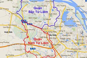 Hà Nội: Nhiều phường thuộc quận Nam Từ Liêm, Bắc Từ Liêm sẽ điều chỉnh về quận Cầu Giấy
