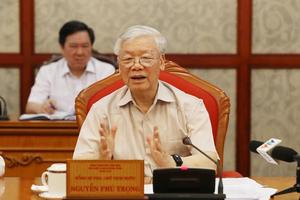 Tổng Bí thư, Chủ tịch nước chủ trì họp Bộ Chính trị, quyết nhiều vấn đề quan trọng