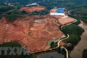Yên Bái phạt hành chính công ty tự ý san gạt đất xuống hồ thủy điện