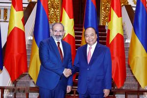 Thủ tướng Cộng hòa Armenia kết thúc chuyến thăm chính thức Việt Nam